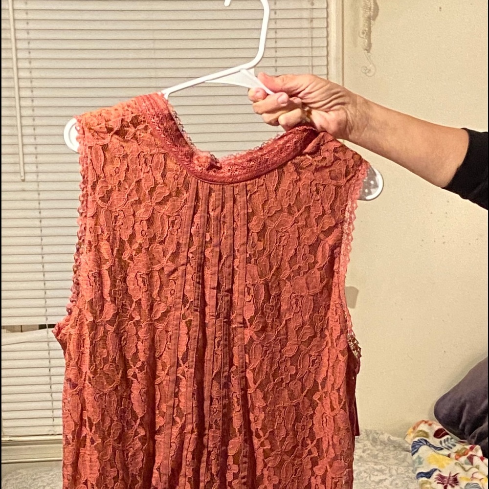 Xhilaration rust colored lace dress (NWT) - Picture 8 of 11